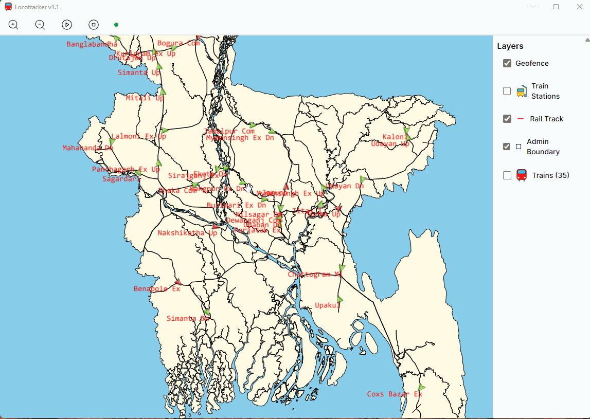 Locotrack vessel tracking system
