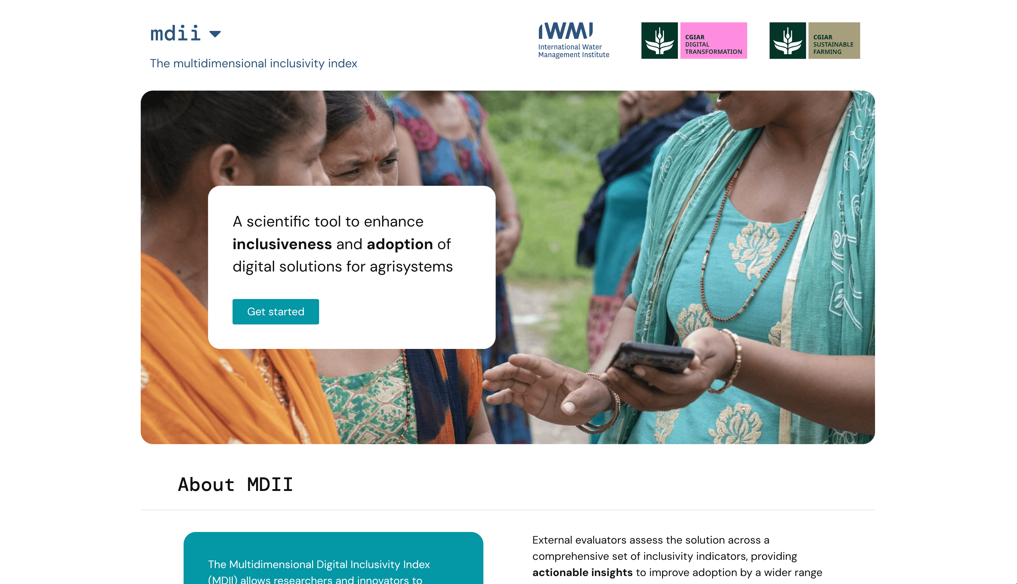 The multidimensional inclusivity index (MDII) Dashboard